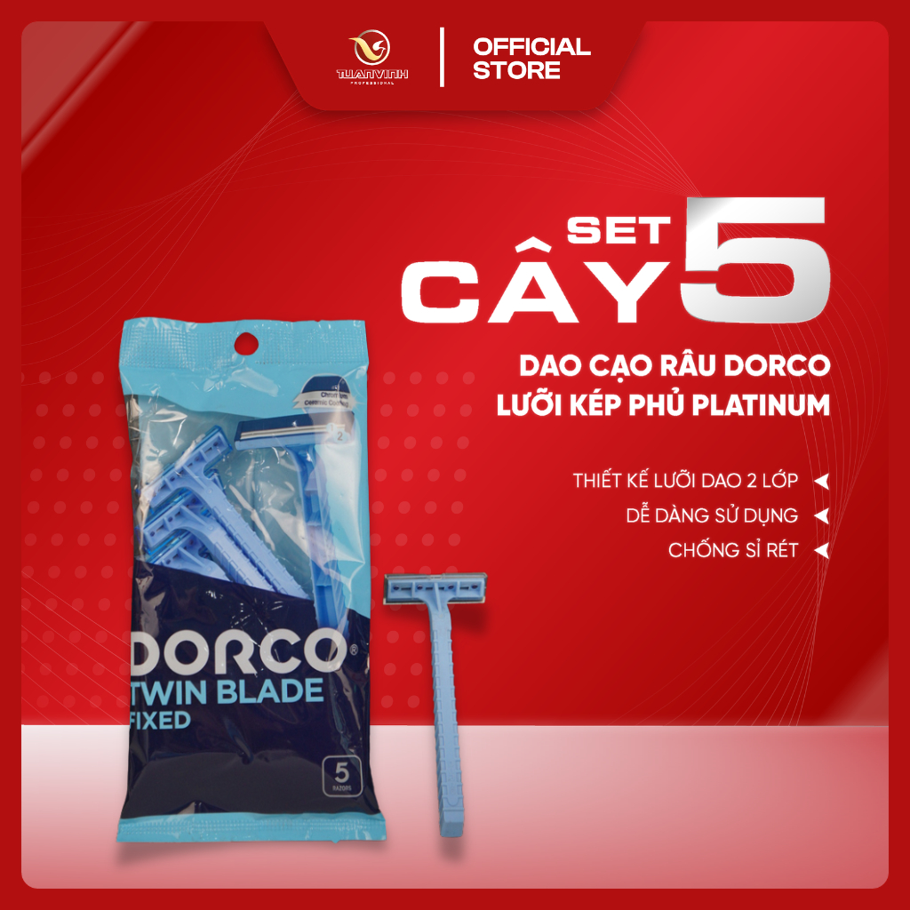 COMBO NATURA VIKA + DORCO TD706 – BỌT CẠO RÂU 360ML & DAO CẠO NAM GIỚI, CHĂM SÓC CÁ NHÂN TIỆN LỢI HẰNG NGÀY