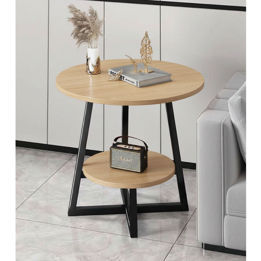 Bàn trà bàn cafe 2 tầng decor phòng khách phòng ngủ ban công, bàn trà cafe 2 tầng đa màu sắc HM111