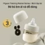 Bình sữa Pigeon Training Master cổ rộng chống đầy hơi cho bé 3M+ núm ti siêu mềm chính hãng