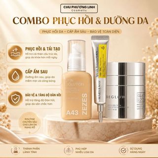 Combo Mary&May Spicule Retinol PDRN Cream + ZEZES DRN Solution 60ml + GLASSGLOW NIGHT CREAM 50g CB0352