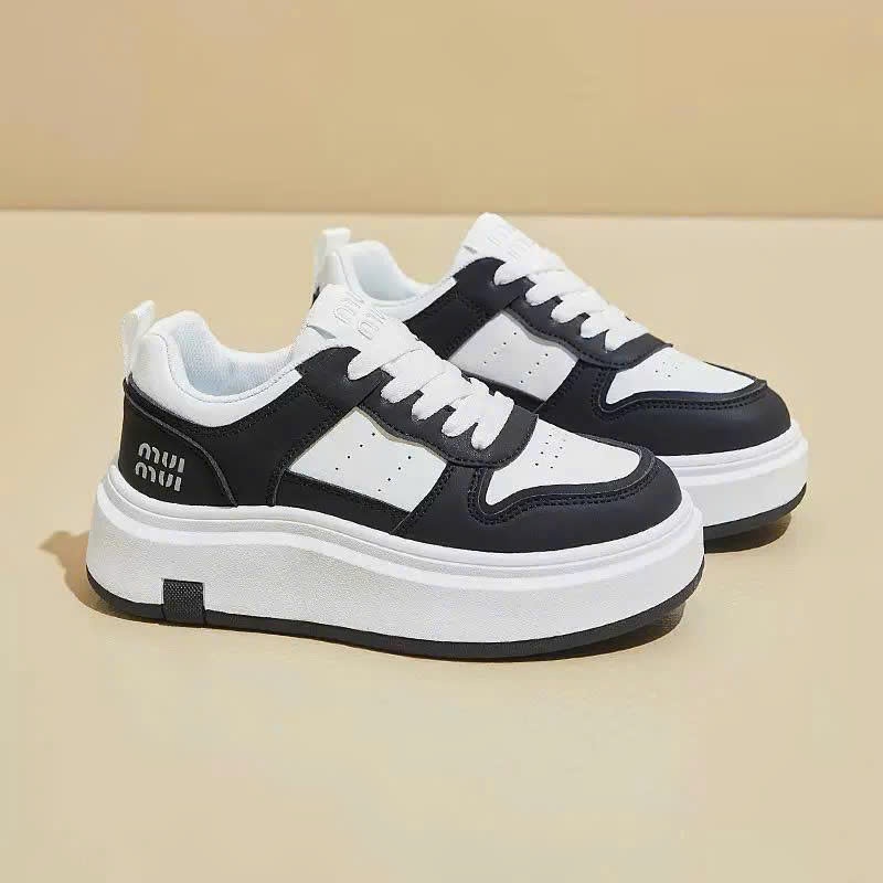 Giày Sneaker Nữ Đế Cao Thời Trang, Giày Thể Thao Nữ Phong Cách Hàn Quốc Năng Động