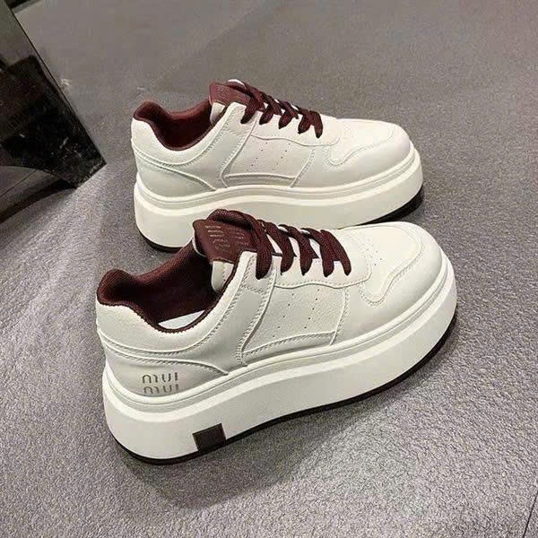 Giày Sneaker Nữ Đế Cao Thời Trang, Giày Thể Thao Nữ Phong Cách Hàn Quốc Năng Động