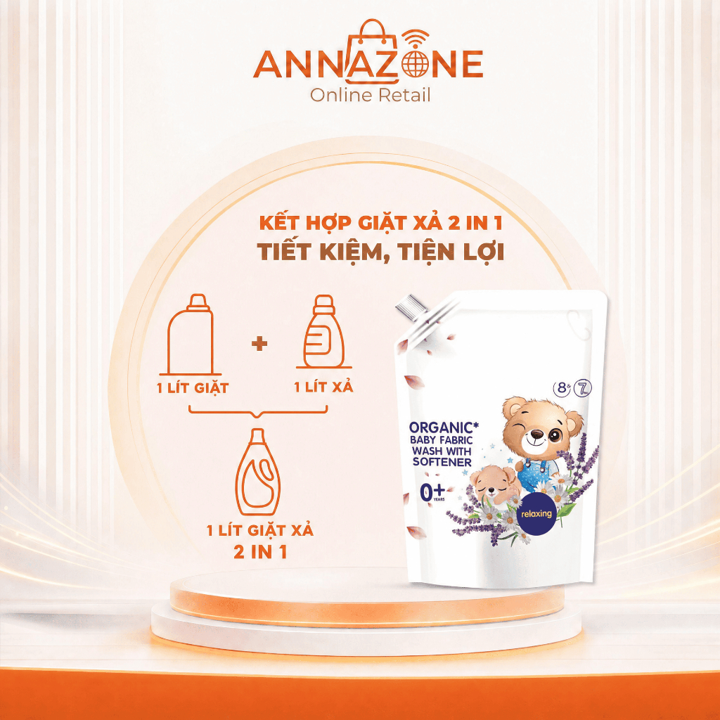 GEL GIẶT XẢ FAIXAI BABY 1.6L [QUÀ TẶNG HẤP DẪN][Lẻ/Combo Tiết Kiệm]