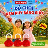 Đồ chơi ném ruy băng giấy túi giấy tung confetti phụ kiện tiệc tùng lễ Tết sự kiện vui chơi