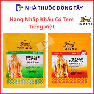 (Combo 10 Gói) Cao Dán Con Hổ Tiger Balm / Cao Dán Xương Khớp / Miếng Dán Giảm Đau (Gói 3 Miếng)