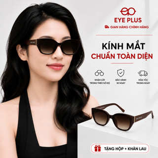 Kính Mát Đa Giác 9179 Eye Plus Gọng Râm Acetate Càng Bản Lớn Chống Chói UV400 Phong Cách Unisex