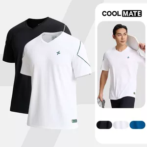 Combo 2 Áo thun thể thao nam cổ V Tennis, Typti, Pickleball DinkShot Essentials THOÁNG KHÍ Coolmate