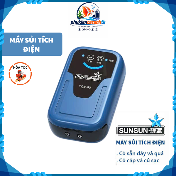 MÁY SỦI OXI TÍCH ĐIỆN SIÊU ÊM SUNSUN SỬ DỤNG KHI CÚP ĐIỆN.