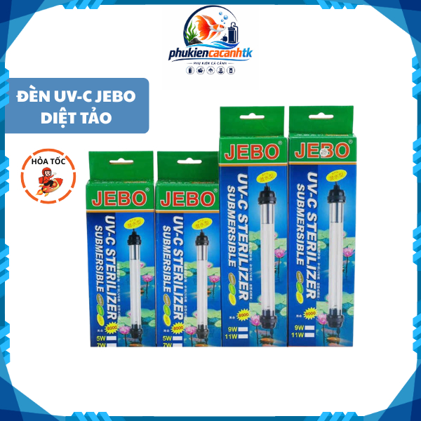 UVC JEBO DIỆT TẢO , DIỆT KHUẨN CHO HỒ CÁ 5W, 7W, 9W, 11W.