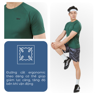 Áo Thun Nam Thể Thao Velosar RTS-60091 Đa Năng Thoải Mái, Thấm Hút, Nhanh Khô