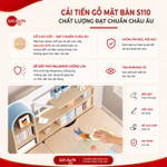 [ĐẶC BIỆT] Bộ bàn học thông minh cao cấp Sakawin S110 Bàn học chống gù cho bé kèm giá sách vòm Kích thước lớn 1m1 — ảnh 7