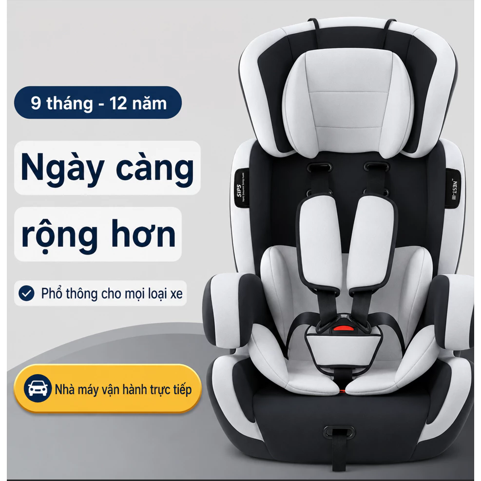 GHẾ NGỒI Ô TÔ TRẺ EM  BẢN NÂNG CẤP MỚI 2026 CHO TRẺ 0-12 TUỔI TIÊU CHUẨN ECE R44/04