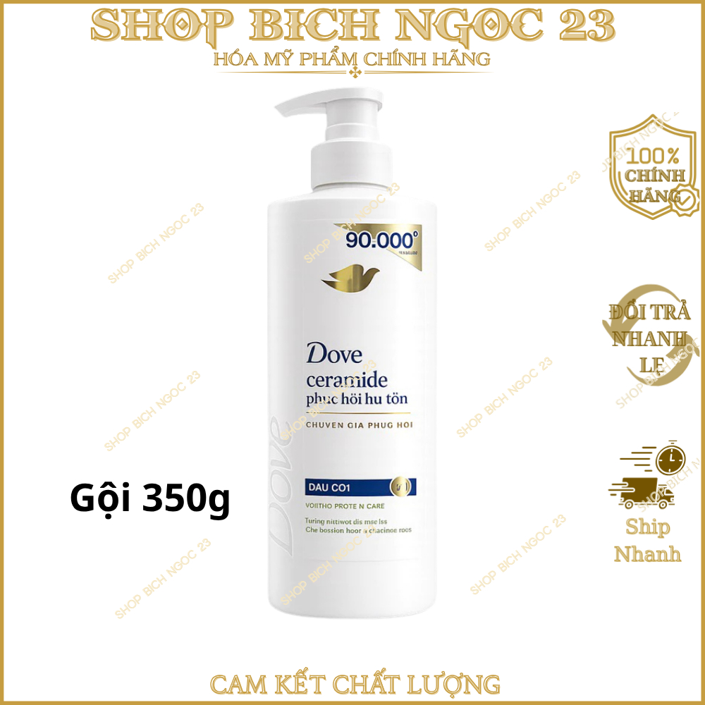 Dầu Gội , Dầu Xả Giúp Phục Hồi Tóc Hư Tổn Dove 170g - 350g