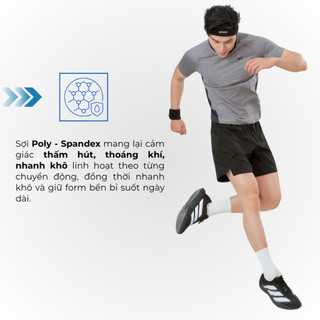 Áo thun nam thể thao Velosar RTS-60091A tập Gym, Tennis, Pickleball thoải mái, thấm hút, nhanh khô