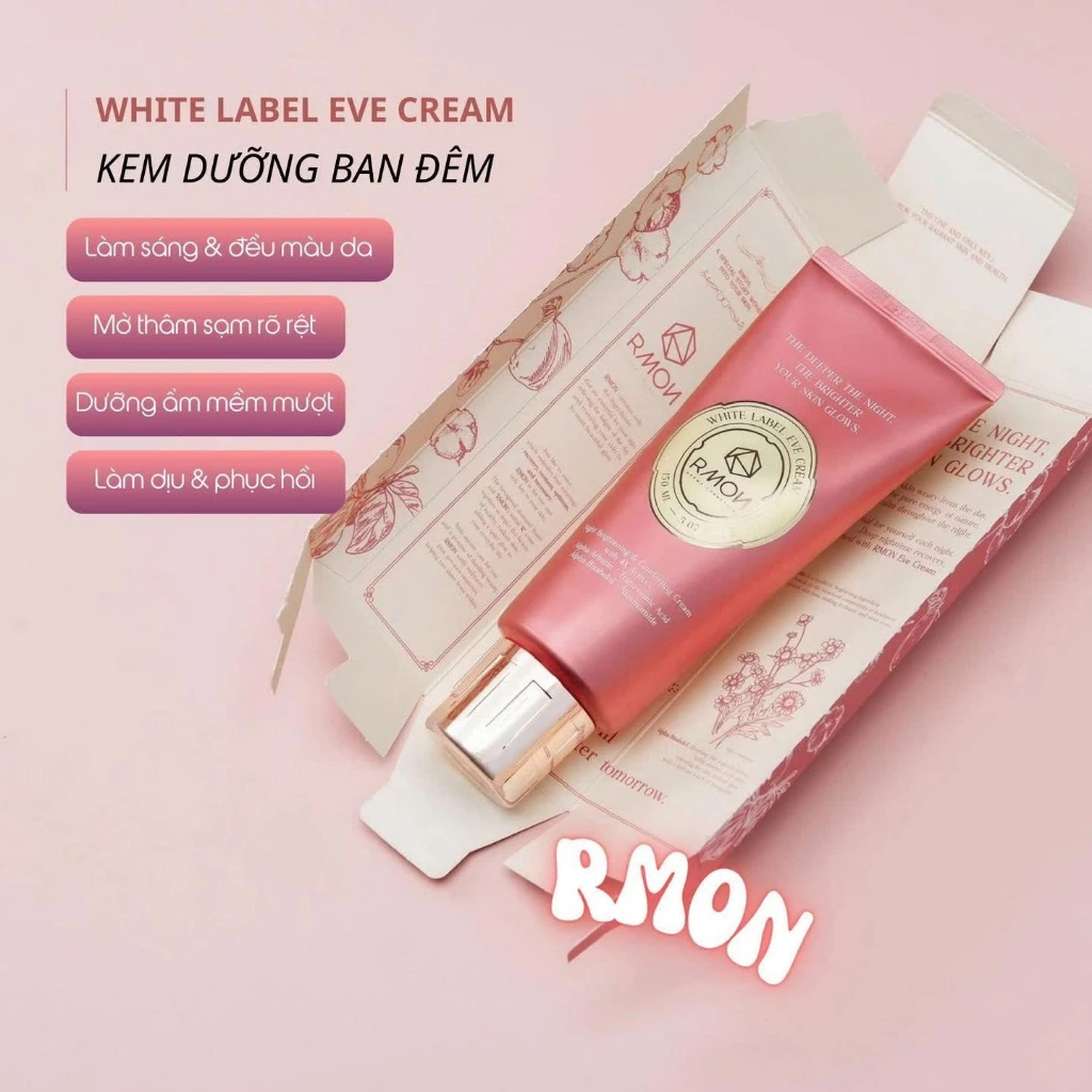Kem Dưỡng Trắng Da Chuyên Sâu RMON White Label Dia Whitening Cream - Ever Queen