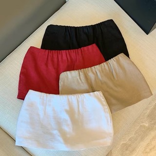 𝗟𝘂𝗰𝗸𝘆 𝗦𝗵𝗶𝗿𝘁-|LY LINEN| Chân váy Linen cạp trễ