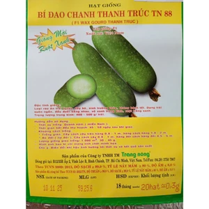 20 Hạt Bí Đao Chanh Thanh Trúc, Rau Ăn Quả Trang Nông Nổi Tiếng TN 88, Hạt Nảy Mầm Nhanh, Mạnh