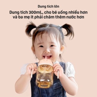 Bình tập uống Pigeon Training Master Series 300ml (18 tháng+)