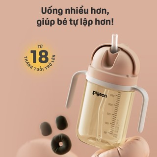 Bình tập uống Pigeon Training Master Series 300ml (18 tháng+)