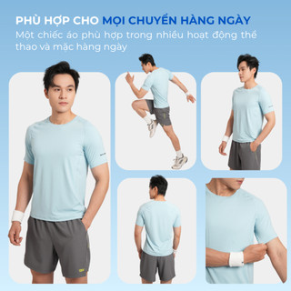Áo Thun Nam Thể Thao Velosar RTS-60096 Đa Năng Thoải Mái, Thấm Hút, Nhanh Khô