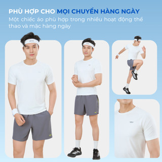 Áo Thun Nam Thể Thao Velosar RTS-60090 Đa Năng Thoải Mái, Thấm Hút, Nhanh Khô