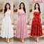 Đầm Chấm Bi Có Cúp Ngực Dáng Xòe Cao Cấp, Váy Nữ Tiểu Thư Sang Chảnh Đi Chơi, Đi Tiệc, Đi Biển VD05 - BEEKIDS
