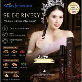 Combo 7 chai nước hoa lưu hương 6-8 tiếng, chai 9ml Saras Unique Perfume