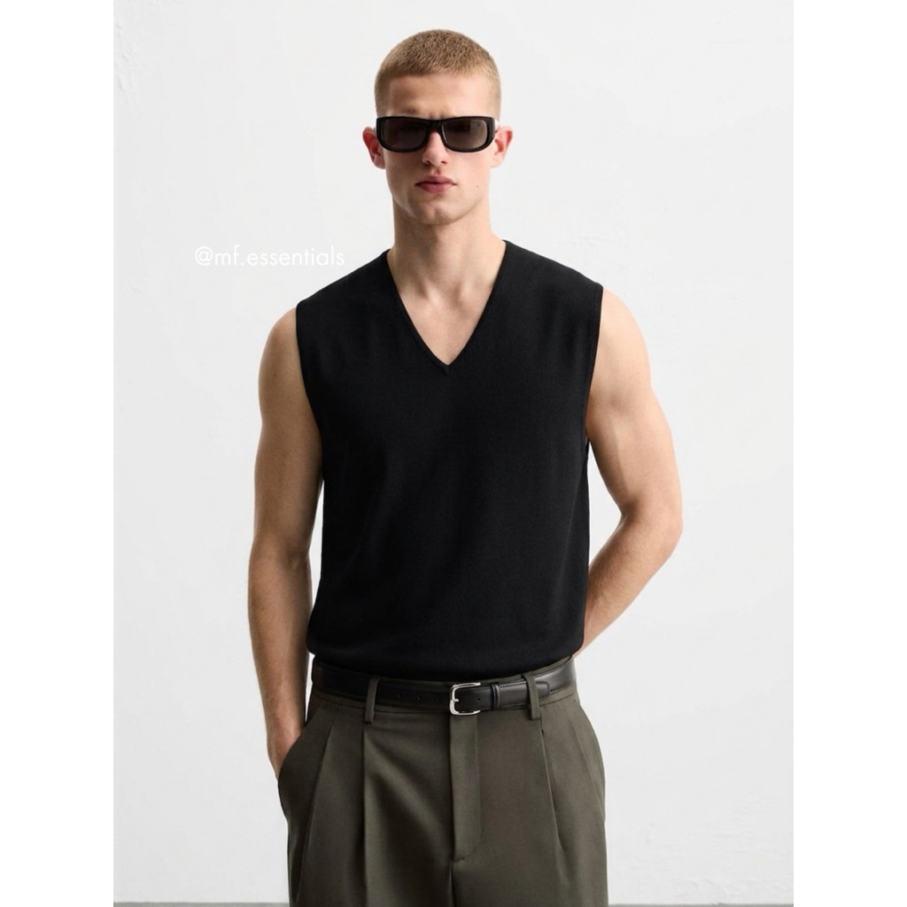 Áo tanktop nam MetaForm, Áo ba lỗ nam, vải cotton, áo form rộng thoáng mát, dễ phối đồ