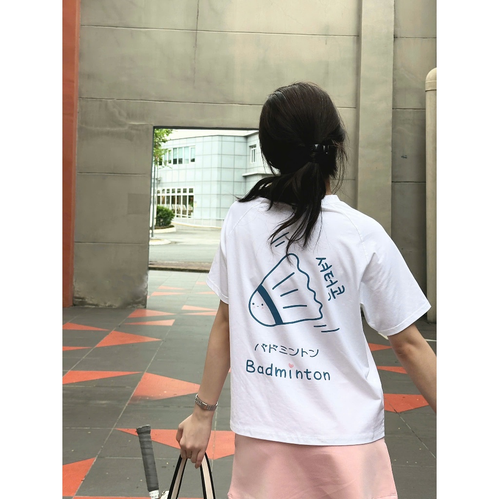 Áo Thun Cầu Lông Unisex Vsmash Sportwear – In lụa "JAPANESE SHUTTERCOCK" – Vải Bông Em Bé Mềm Mịn, Thoáng Mát,Thấm hút