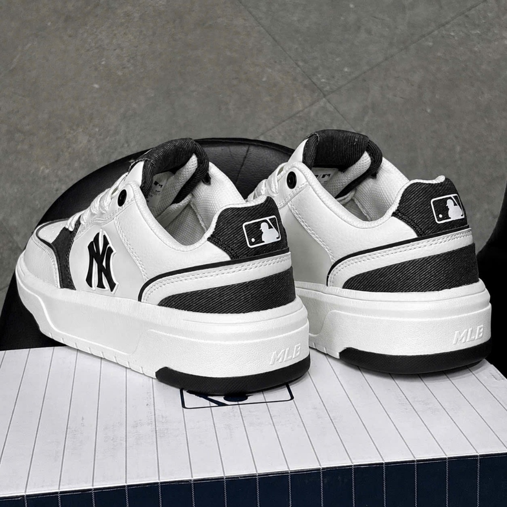 [Chính Hãng] Giày MLB Chunky Liner Denim Pocket New York Yankees Black – 3ASXD015N