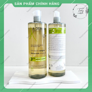 [Mẫu mới] Sữa tắm Aderma Gel Douche Surgas hỗ trợ giảm mụn lưng ,thu nhỏ lỗ chân lông của Pháp