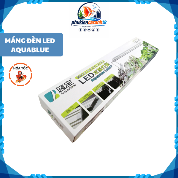 MÁNG ĐÈN LED HỒ CÁ CHỈNH NHIỀU MÀU AQUABLUE.