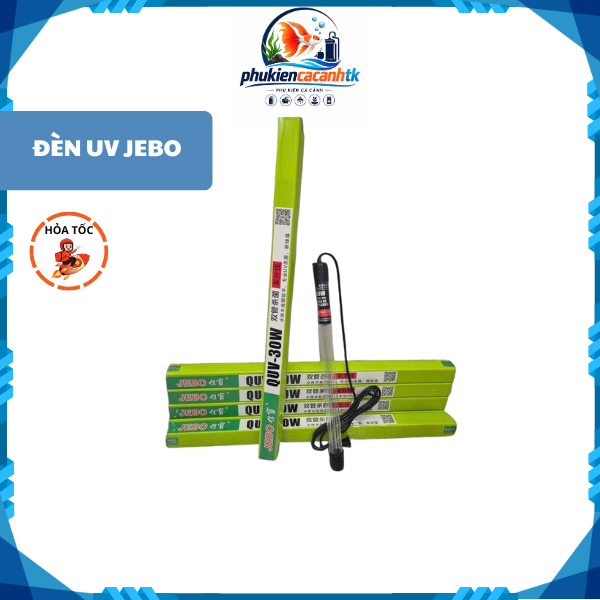 ĐÈN UV CHẤT LƯỢNG CAO, UV JEBO CHÍNH HÃNG DIỆT TẢO HỒ CÁ.