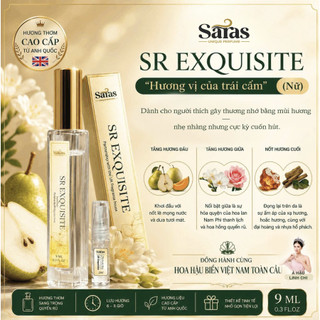 Nước Hoa Nữ Thơm Lâu 6-8 tiếng Thanh Nhã, Tinh Tế & Dịu Dàng Chai 9ml SR Exquisite