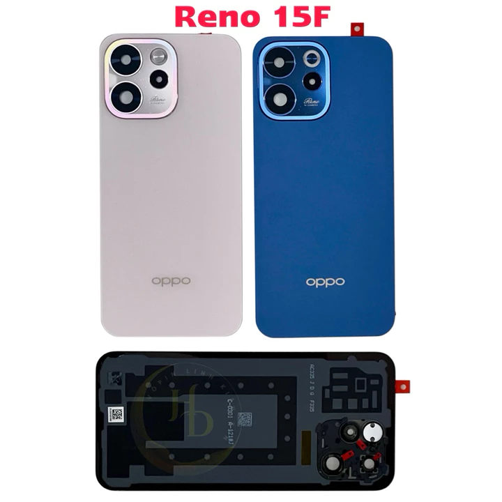 Nắp lưng OPPO RENO 15F zin hãng kèm kính camera. Dùng thay thế nắp lưng cũ hỏng