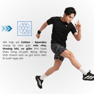 Áo Thun Nam Thể Thao Velosar RTS-60097 Đa Năng Thoải Mái, Thấm Hút, Nhanh Khô
