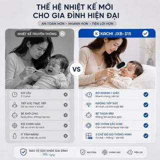 Nhiệt Kế Hồng Ngoại Kachi JXB315 có chứng nhận FDA Mỹ