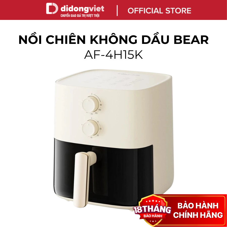 Nồi chiên không dầu Bear AF-4H15K 5L