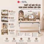 (Bản Cải Tiến) Bộ bàn học chống gù Sakawin S110 Bàn học cho bé tiểu học Điều chỉnh chiều cao bằng tay quay. — ảnh 6