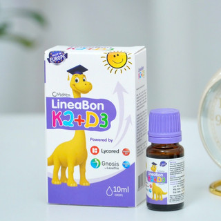 Lineabon Vitamin D3K2 dạng nhỏ giọt (lọ 10ml) - Hỗ Trợ Hấp Thu Canxi Cho Trẻ