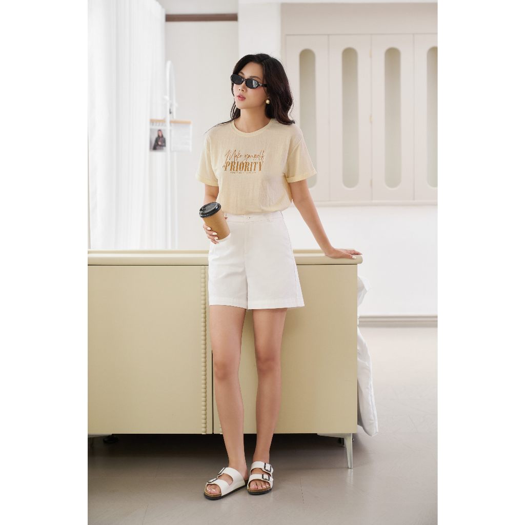 Quần Short Kaki nữ Ninomaxx 2510052