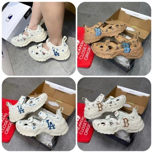 Giày Sandal MLB Big Ball Chunky Mask Diamond Monogram LA Dodgers / Boston Red - 3ASDCMM33