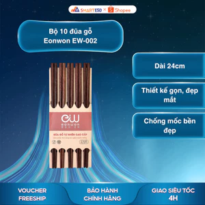 Bộ 10 đũa gỗ Eonwon EW-002 - Chống mốc bền đẹp an toàn cho sức khỏe gia đình