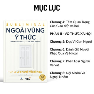 Sách - Ngoài Vùng Ý Thức -  Leonard Mlodinow