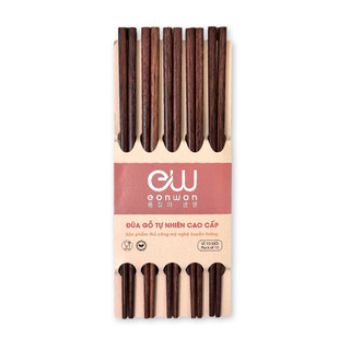 Bộ 10 đũa gỗ Eonwon EW-002, chống mốc, bền đẹp an toàn cho sức khỏe gia đình
