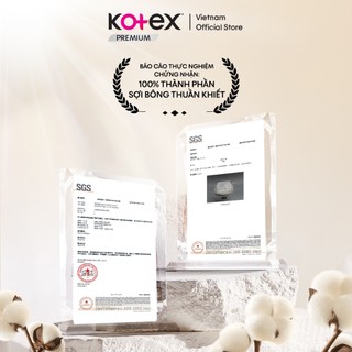 Mua 4 tặng 4 gói Băng vệ sinh Kotex Bông Thuần Khiết Hàng Ngày 19CM 10 miếng/gói