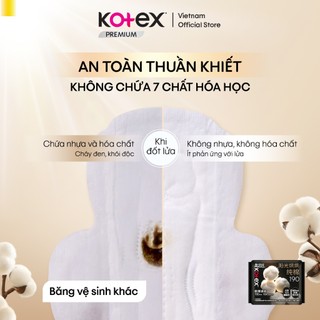 [SVIP] Mua 4 tặng 4 gói Băng vệ sinh Kotex Bông Thuần Thiết Hàng Ngày 19CM 10 miếng/gói