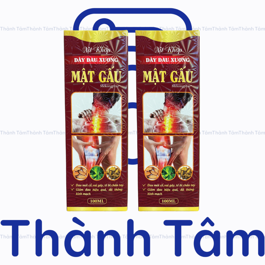(Đỏ) Dầu Thảo Dược Xoa Bóp MẬT GẤU ĐỎ 100 ML Giảm Căng Cơ, Làm Ấm, Thoải Mái Khi Vận Động
