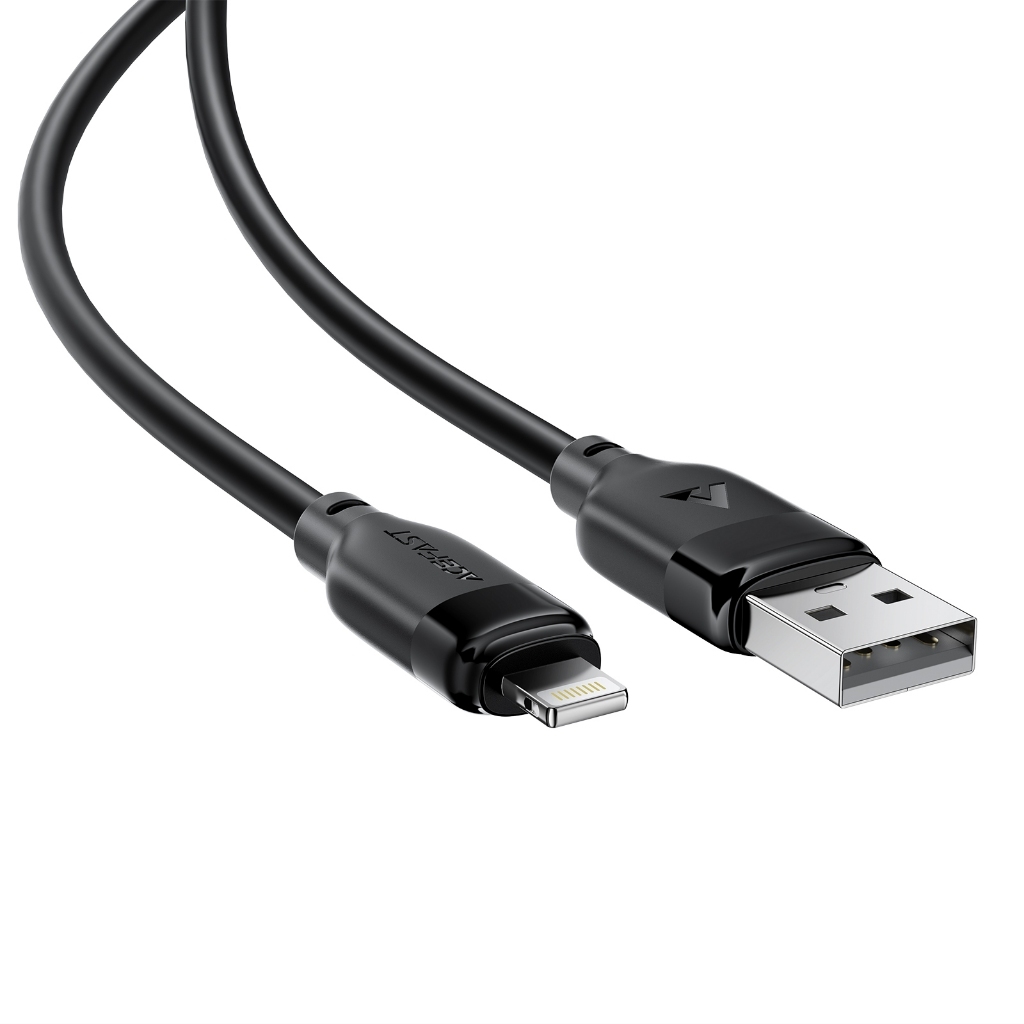 Cáp Sạc ACEFAST C16-02 USB-A sang L dài 1.2m, vỏ TPE, sạc nhanh, hỗ trợ truyền dữ liệu