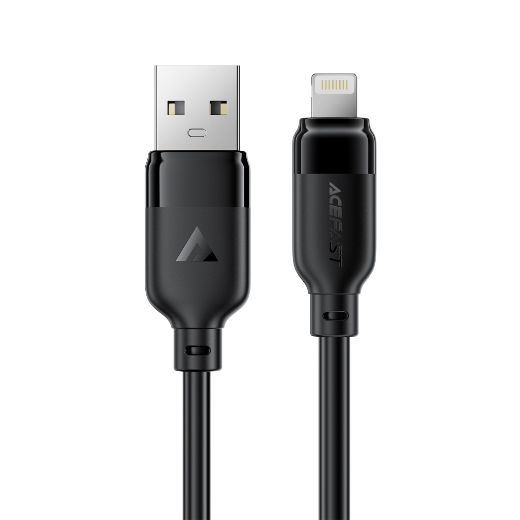 Cáp Sạc ACEFAST C16-02 USB-A sang L dài 1.2m, vỏ TPE, sạc nhanh, hỗ trợ truyền dữ liệu
